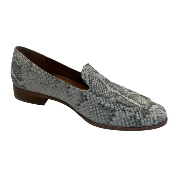 Franco Sarto Clarise2 Snake Print Leather Loafers Womens Shoes Size 8.5 slip-on - Picture 12 of 14